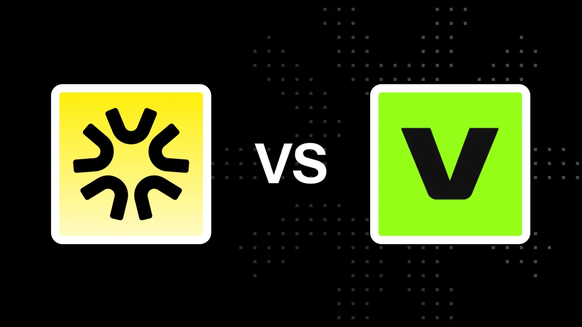 Logos MakeShort.io et VEED face à face